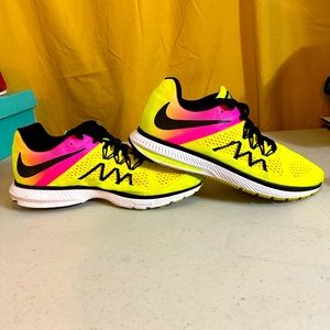 Nike Men’s Zoom Winflo 3 OC Running Shoes Yellow/Pink (844739 999) Size 11